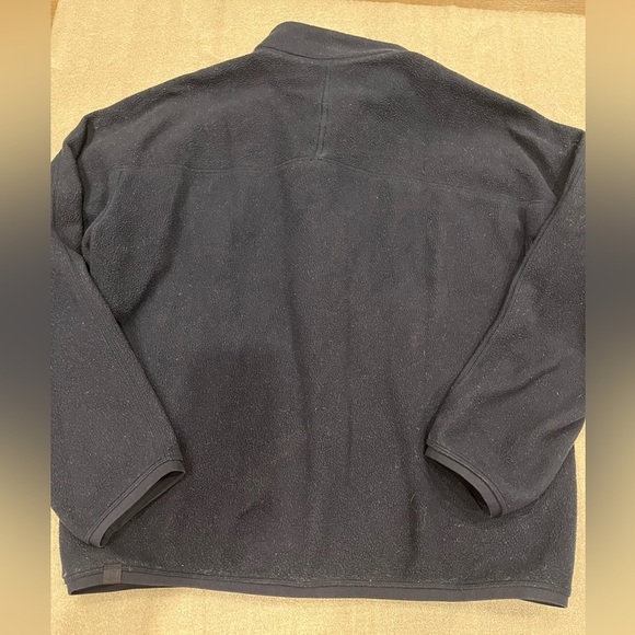 [S]Lululemon Navy Fleece Sweatshirt 1/2 Zip Pullover Men’s Sweater - Picture 6 of 8